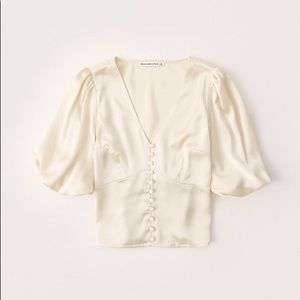 Abercrombie Puff Sleeve Top